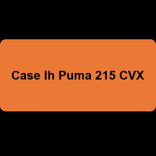 Case Ih Puma 215 CVX
